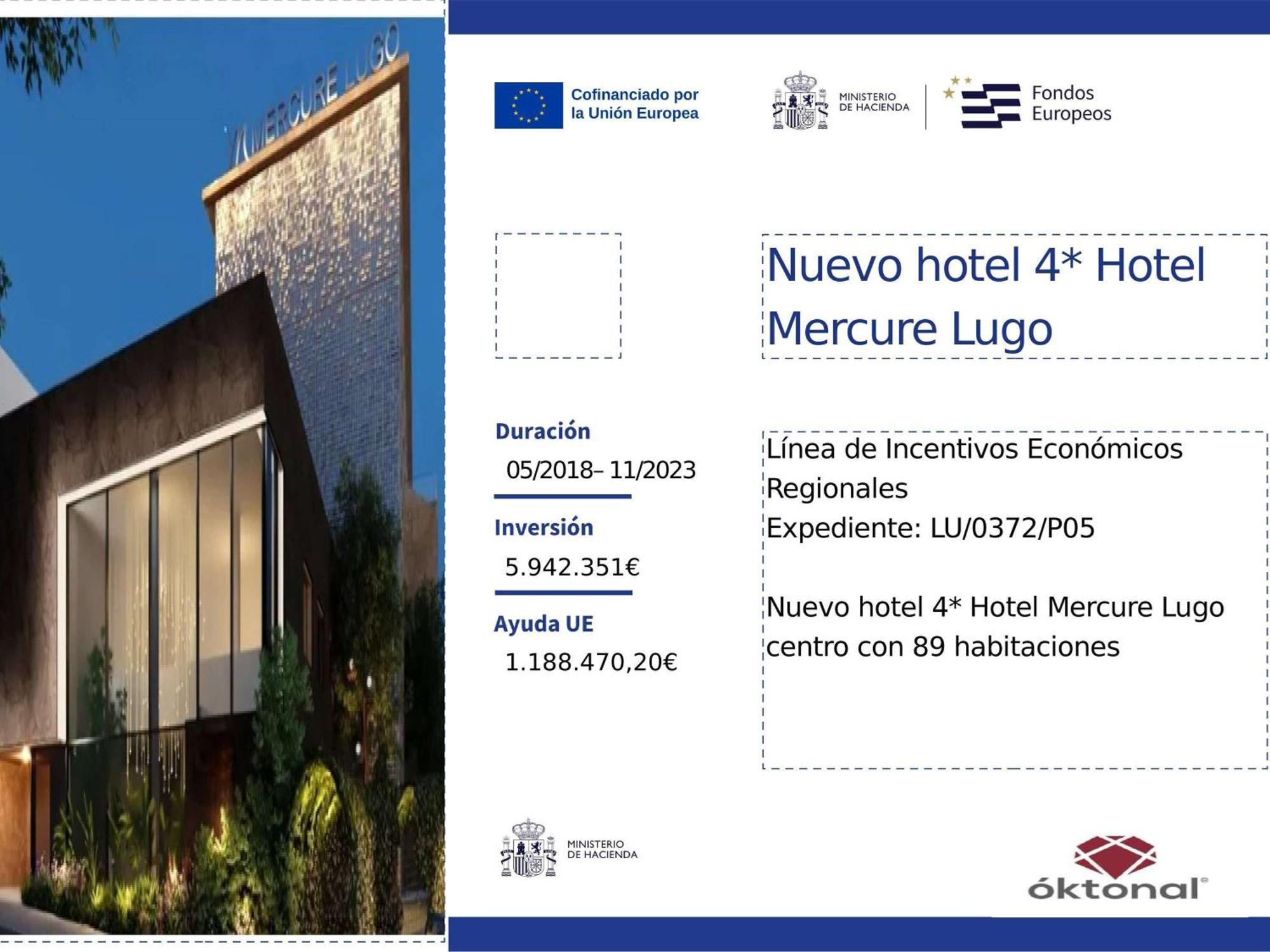 Hotel Mercure Lugo Centro Exterior foto